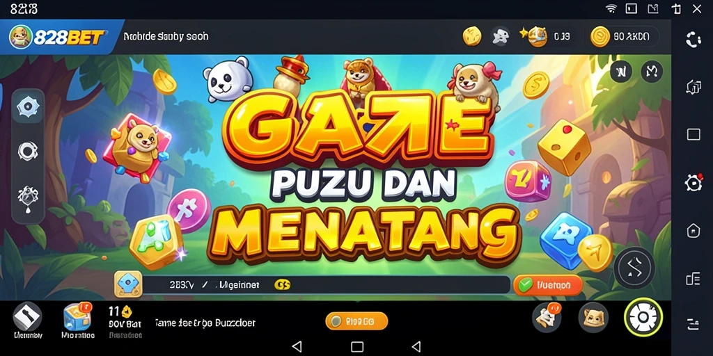 Tampilan gameplay menarik dari 828BET dengan teka-teki yang menantang.