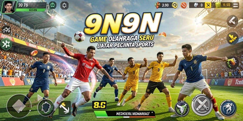 Tampilan screenshot dari gameplay <strong>9N9N</strong> yang menarik dan dinamis.