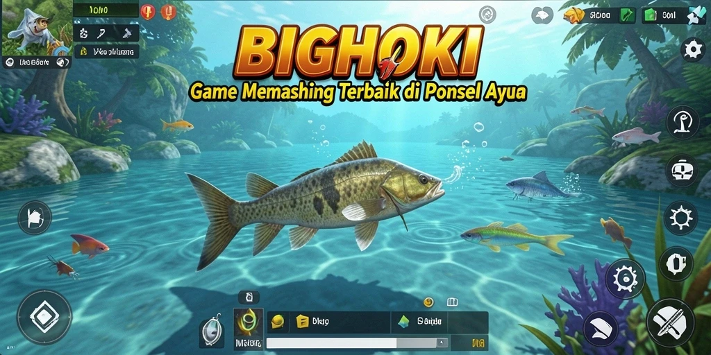 Pengalaman memancing seru di BIGHOKI dengan ikan yang beragam.