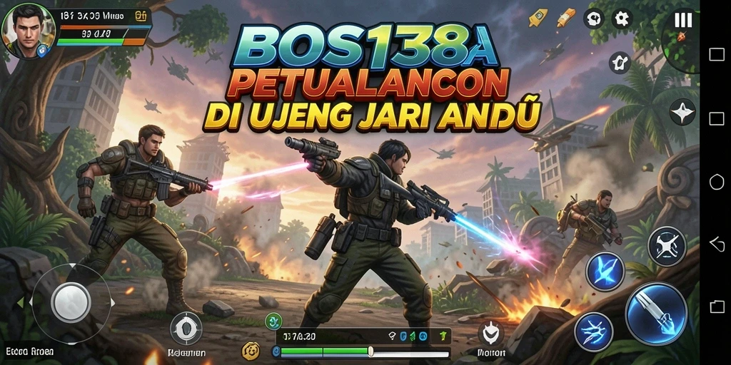 Tangkapan layar menunjukkan pertempuran intens dalam game Action.