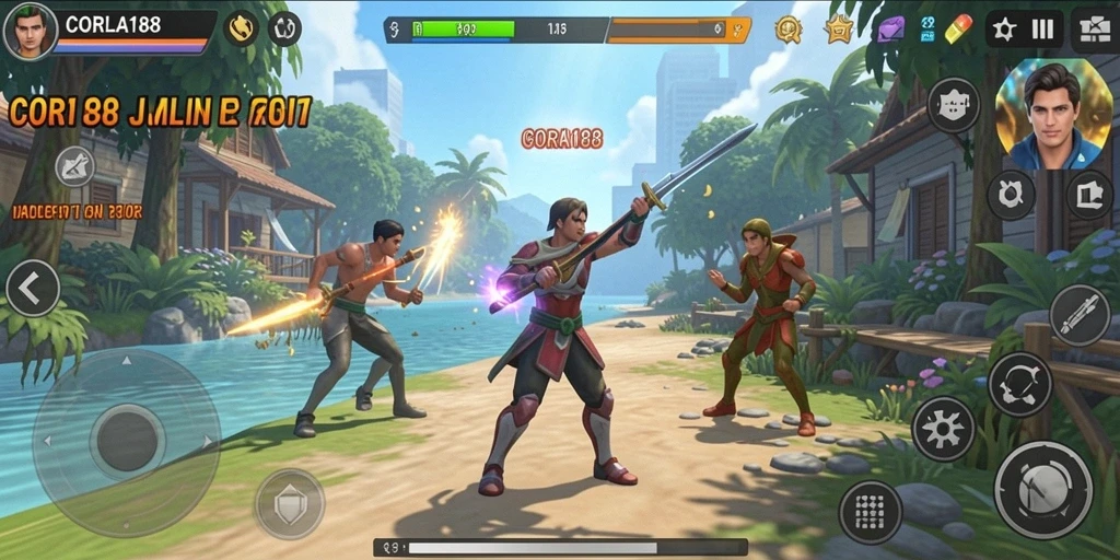 Screenshot gameplay <strong>CORLA188</strong> menunjukkan aktivitas seru dalam simulasi.