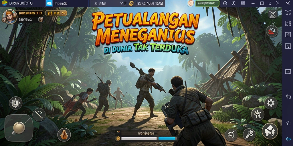 Screenshot menampilkan aksi seru dalam petualangan DIREKTURTOTO.