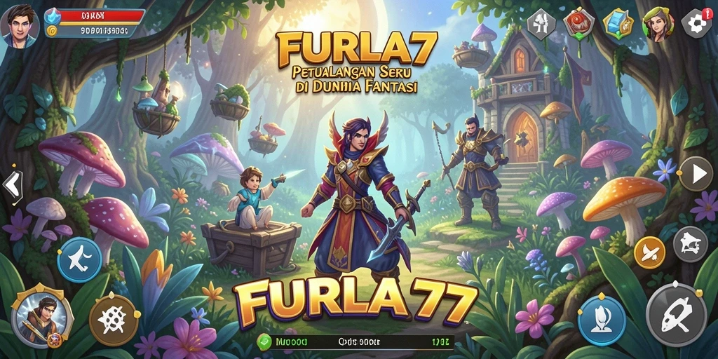 Tampilan gameplay FURLA77 yang menampilkan aksi seru di dunia petualangan.