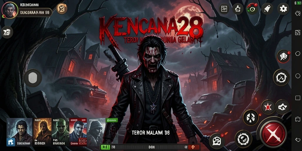 Gameplay KENCANA28 yang menyeramkan dan menegangkan.