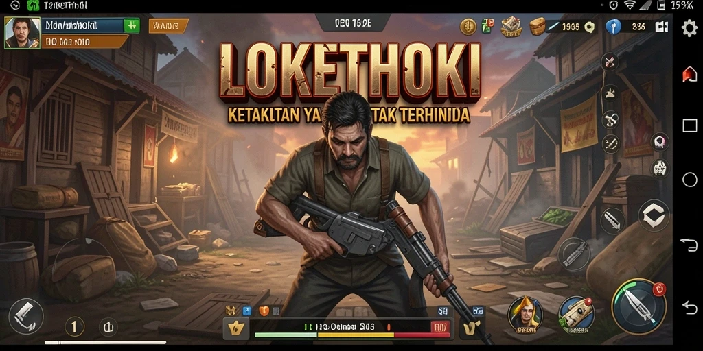 Tampilan menegangkan dari gameplay LOKETHOKI yang penuh ketegangan.