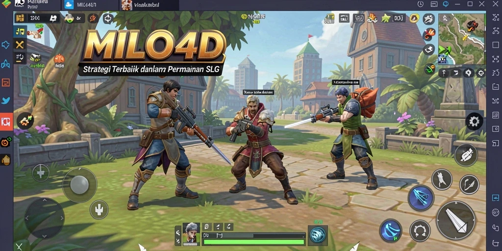 Tampilan gameplay strategis yang menegangkan dalam MILO4D.