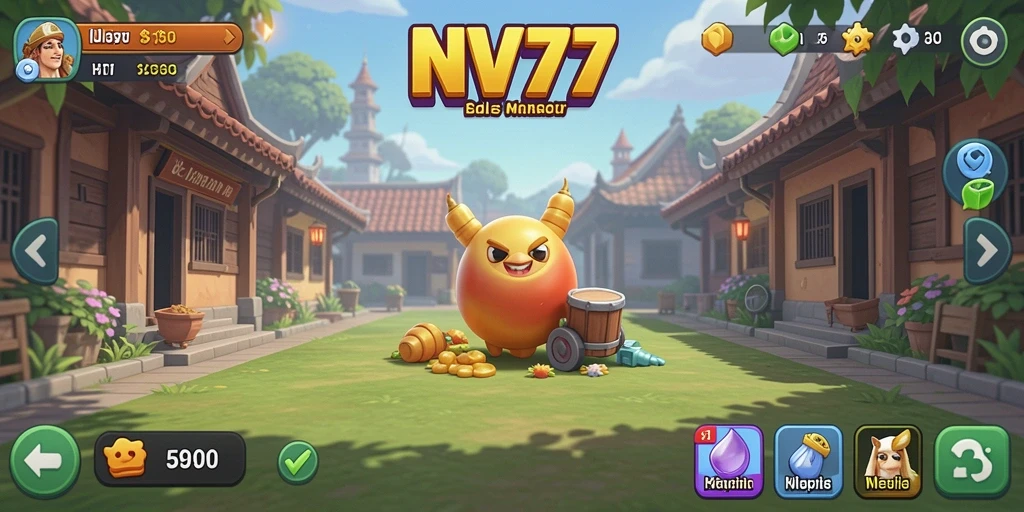 Screenshot dari gameplay NV77 menampilkan aksi Idle yang mengasyikkan.