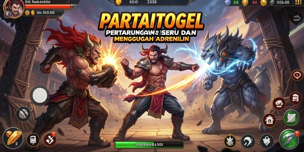 Gameplay seru dalam PARTAITOGEL dengan pertarungan epik.