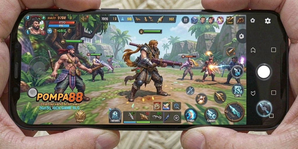 Tampilan gameplay POMPA88 yang menawan dan penuh strategi.
