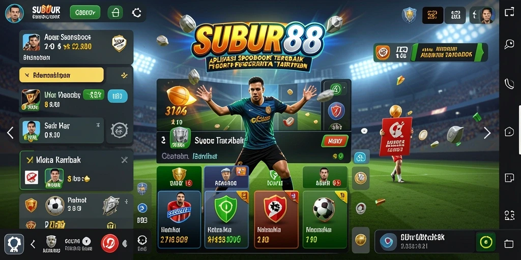Tampilan gameplay SUBUR88 yang menarik dan interaktif dalam taruhan olahraga.