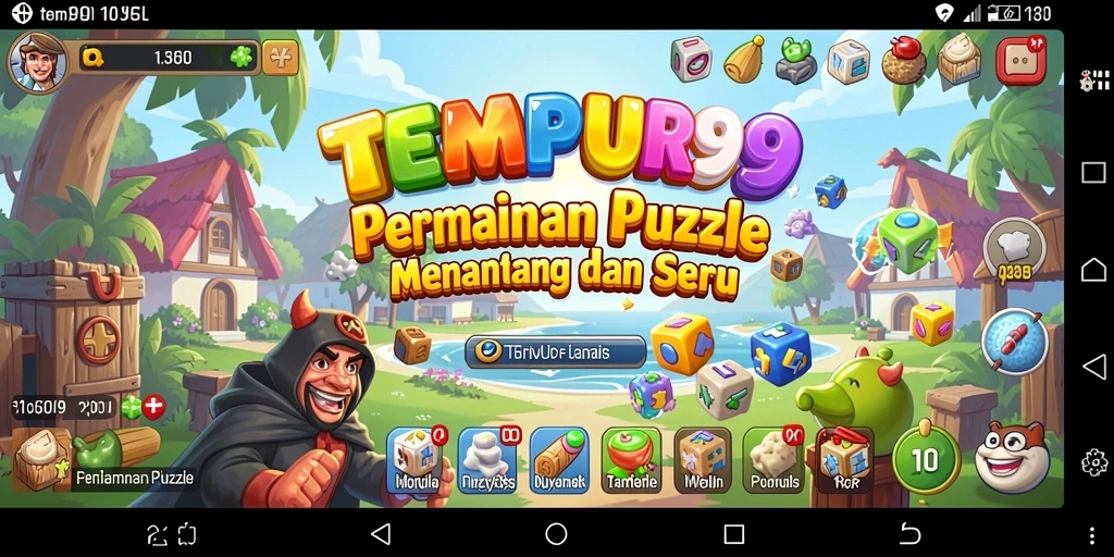 Tampilan gameplay TEMPUR99 yang menantang dan menarik.