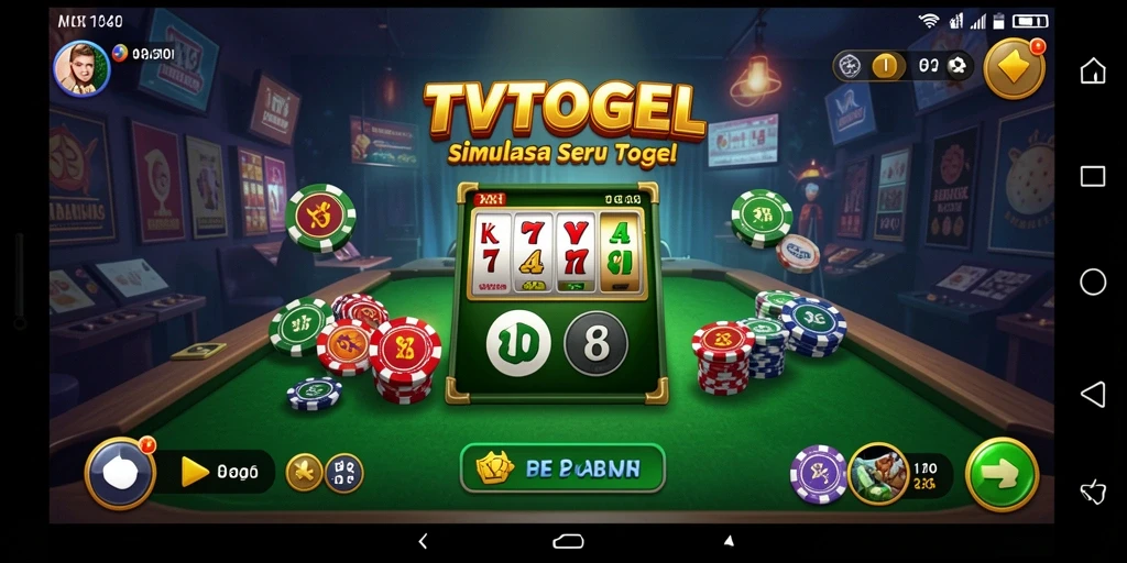 Tampilan gameplay yang seru dan interaktif dari TVTOGEL.