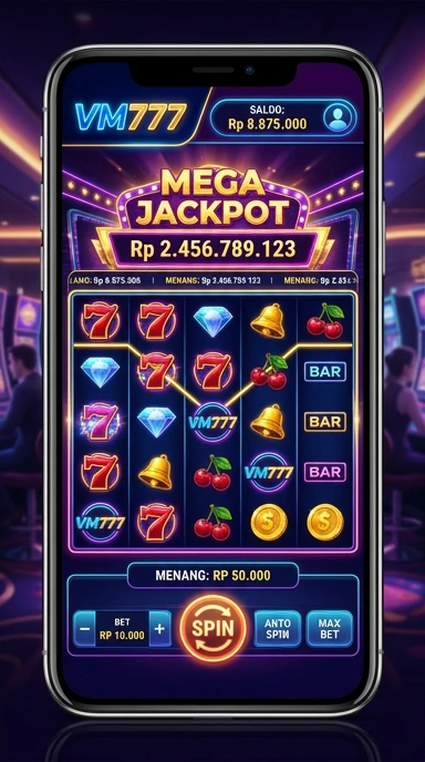 Tampilan utama aplikasi vm777 dengan daftar aplikasi menarik.